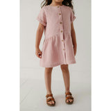 Gauze Button Dress