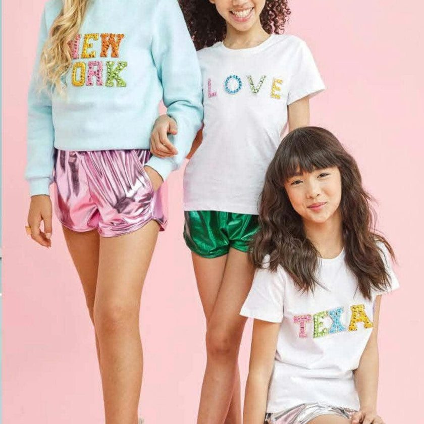 Crystal Texas Crew Neck T-Shirt