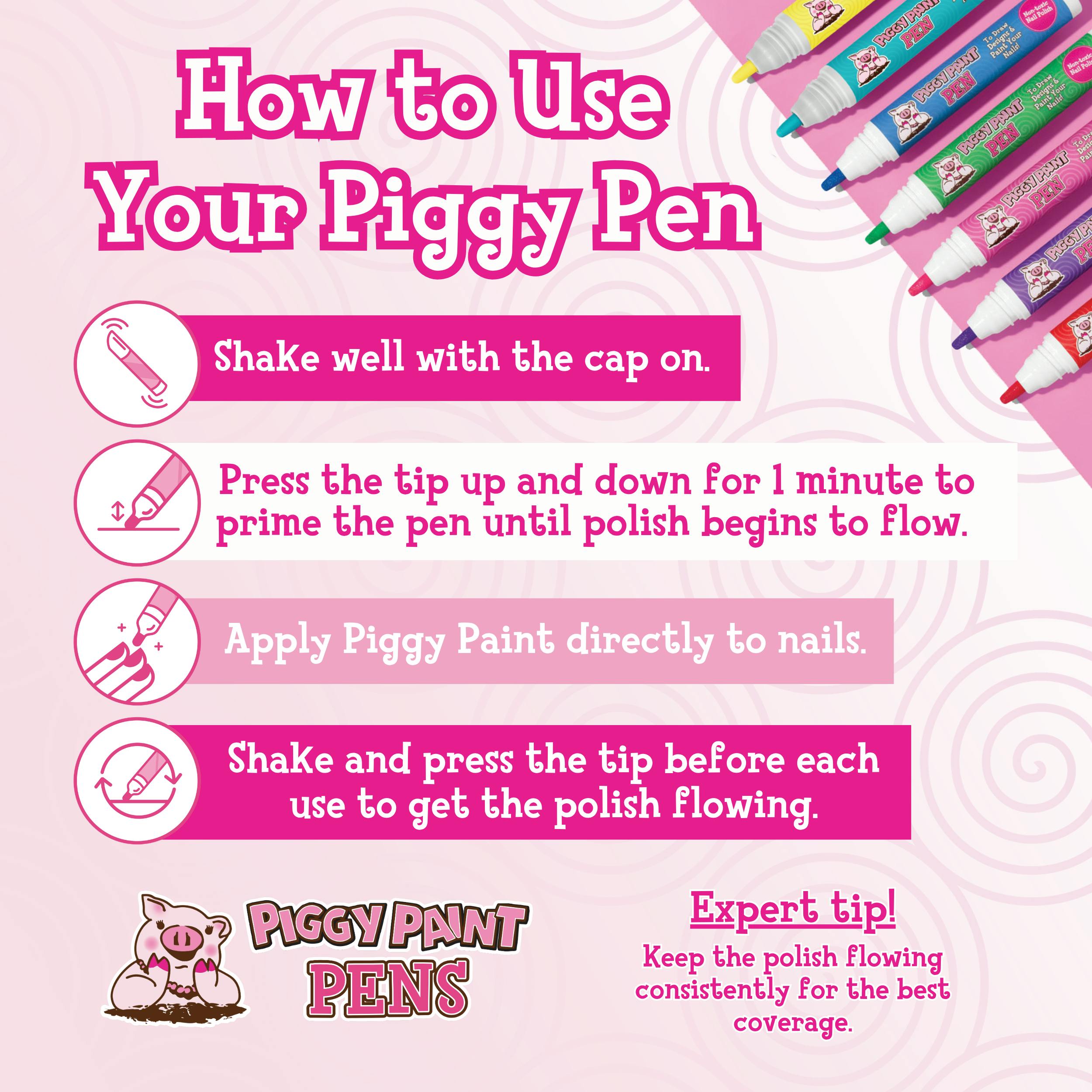 Rainbow Show 5-pack Piggy Pen Bundle