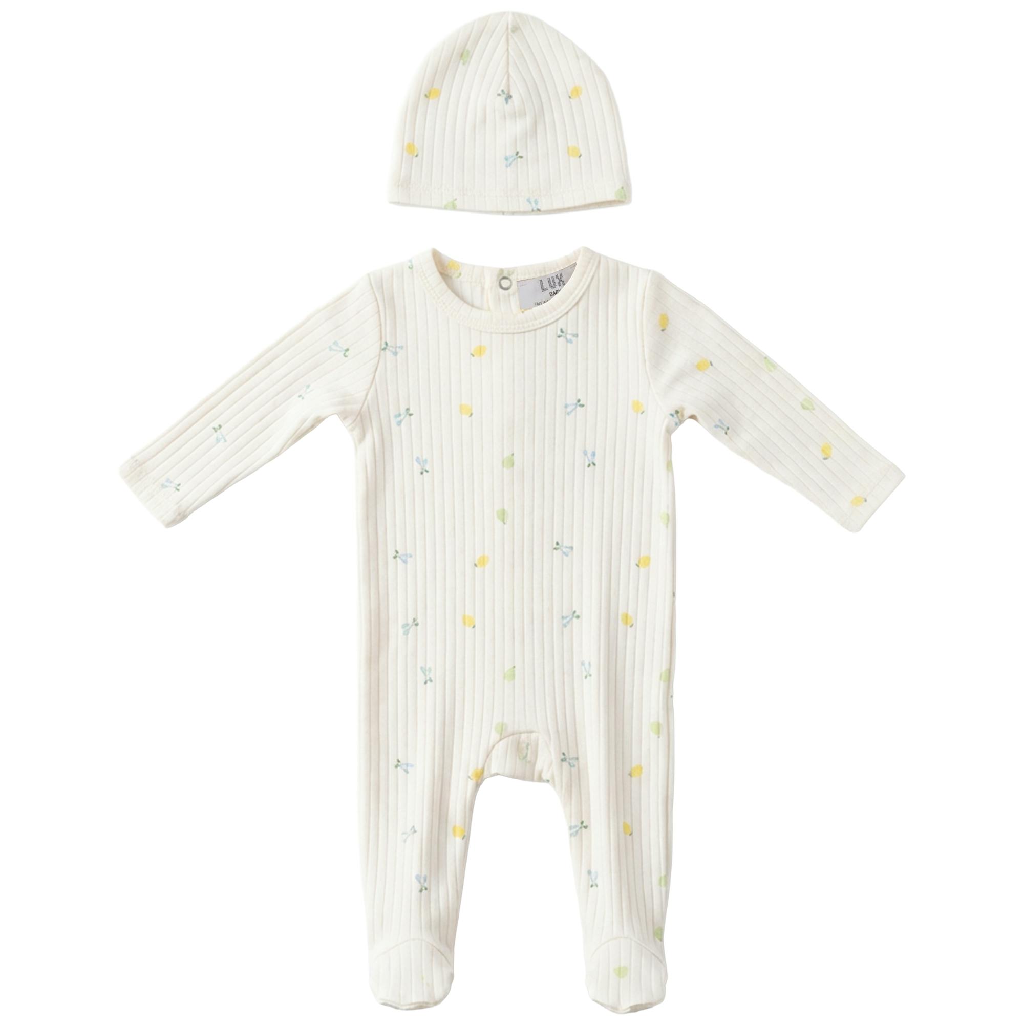 Fruit Print Pointelle Onesie