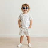 Organic Tee & Shorts Set - Coastal