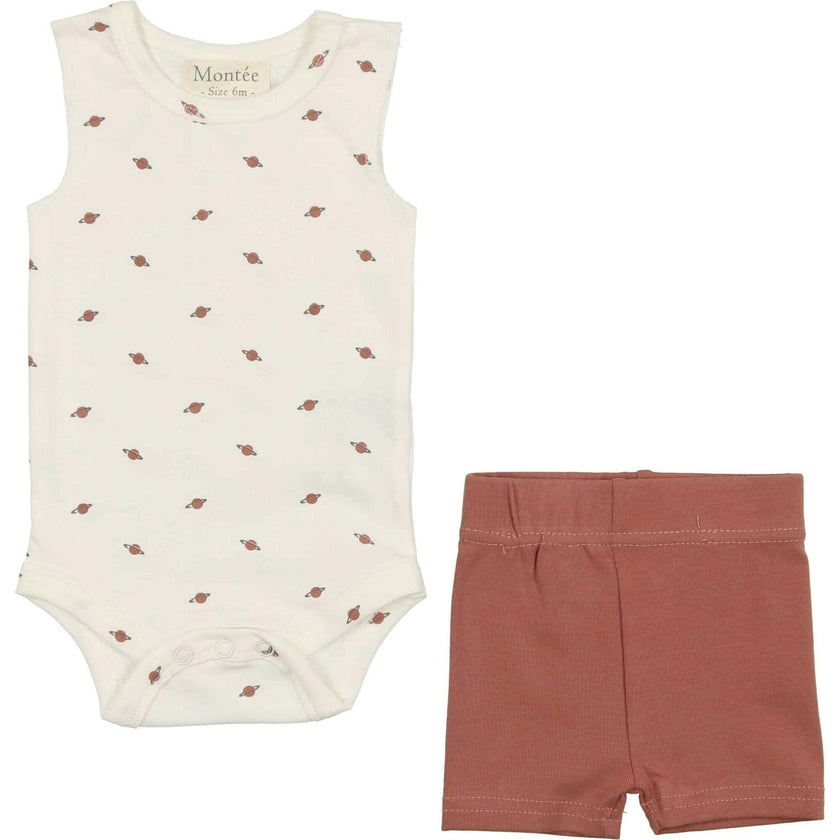 Boys Onesie & Short Set