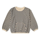 Organic Tee & Pant Slouch Set - Midnight Check