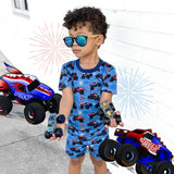 Red, White, and Boom 2 Piece Shorts Set