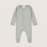 Variegated Rib Lap Tee Footie Pajama