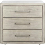 Rosey 3 Drawer Nightstand
