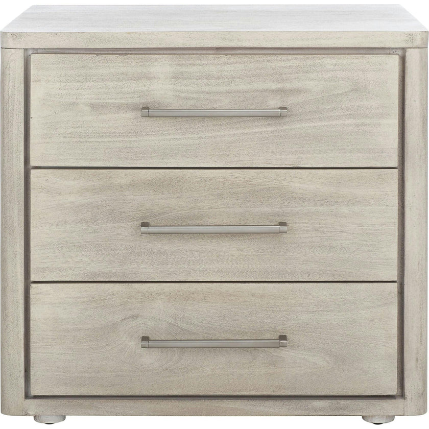 Rosey 3 Drawer Nightstand