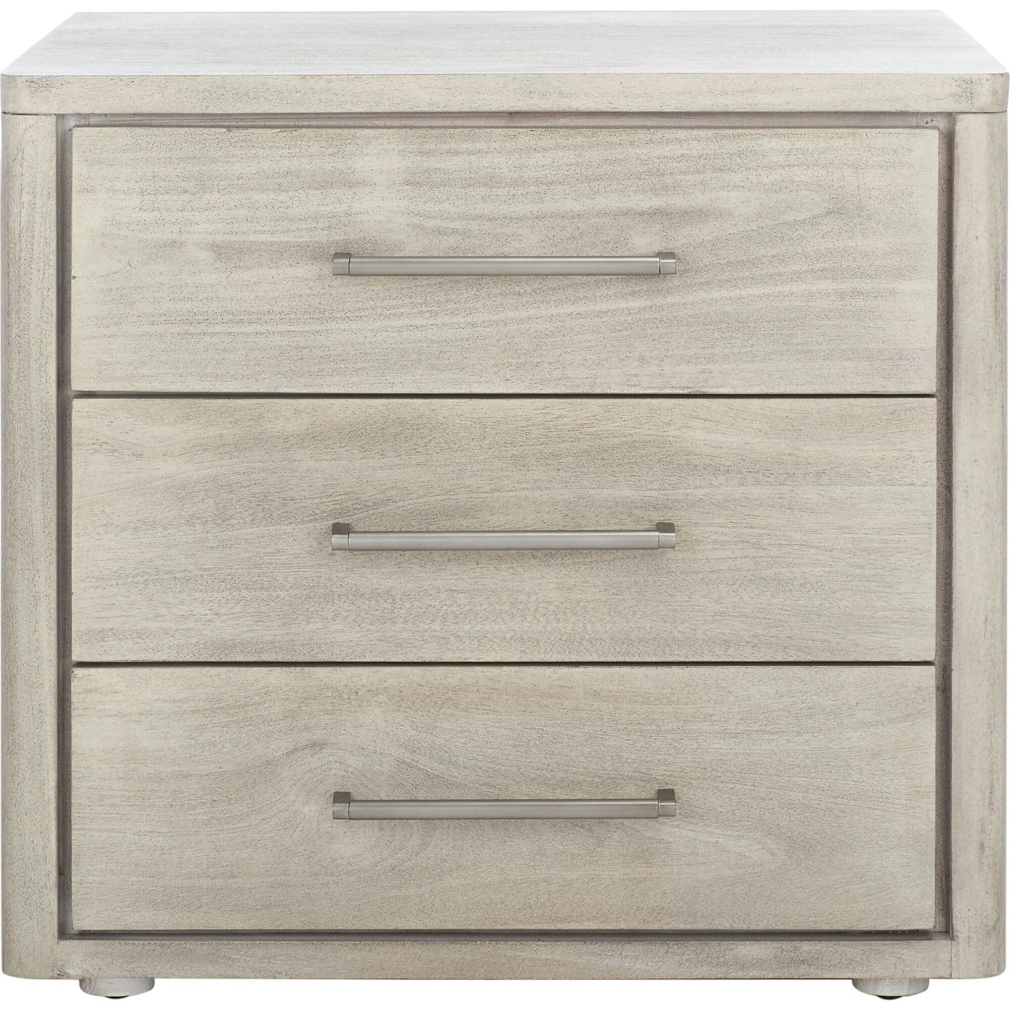 Rosey 3 Drawer Nightstand