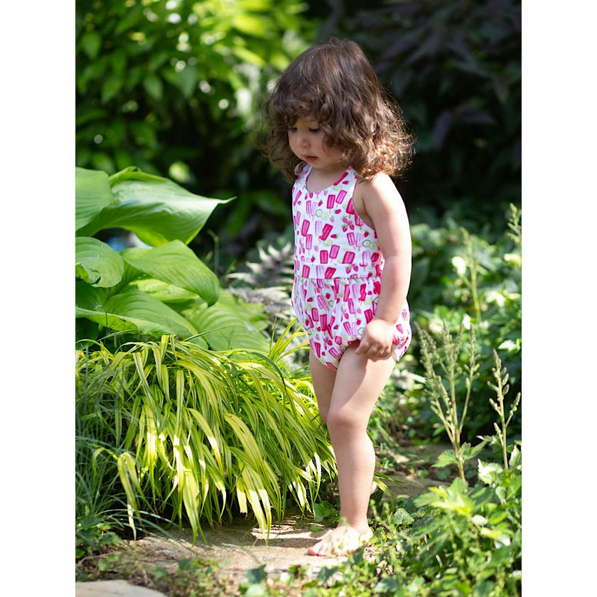 Popsicles Cross Back Bubble Romper