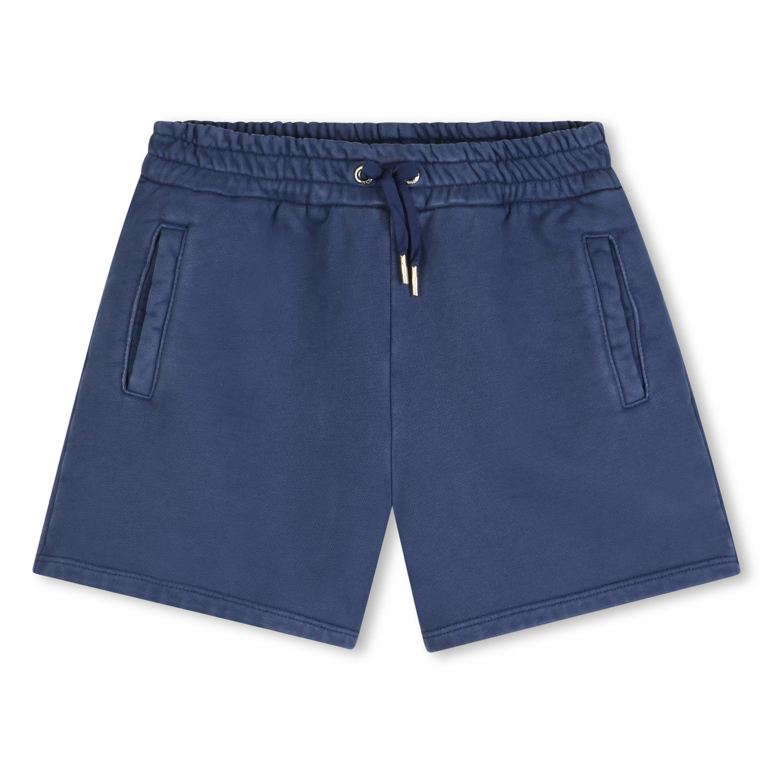 Navy Blue Drawstring Shorts