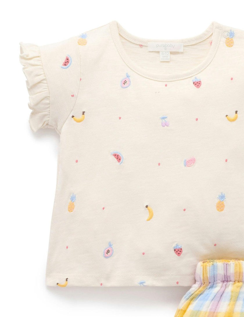 Fruity Set Lila Check