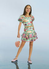 Rachelle Embroidered Mini Skirt