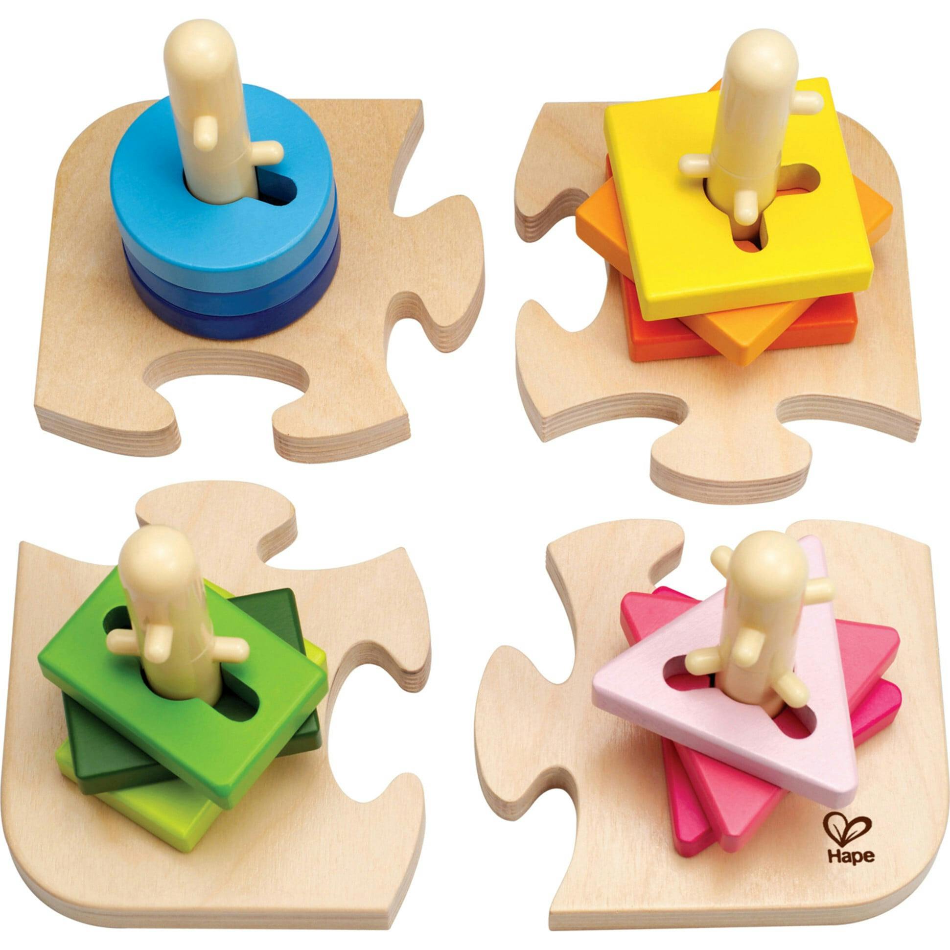 Creative Wooden Peg Puzzle