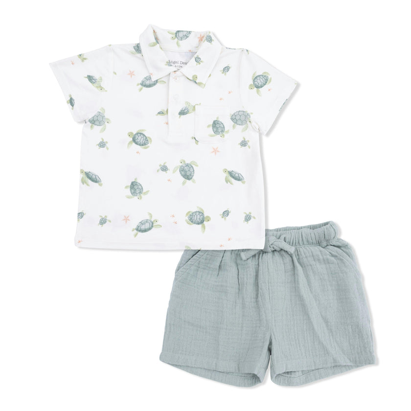Sea Turtles - Polo with Casual Short
