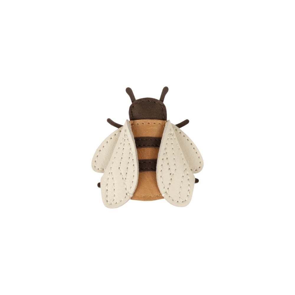 Zaza Sky Hairclip | Bee | Camel Classic Leather