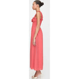 The Rosetta Nap Dress - Coral Voile Broderie