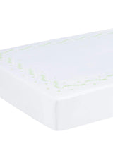 Embroidered Crib Sheet - Meadow