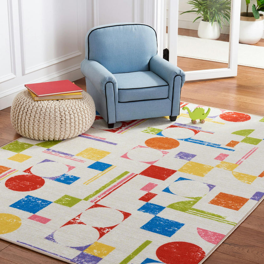 Kids Playhouse Bert Rug, Red
