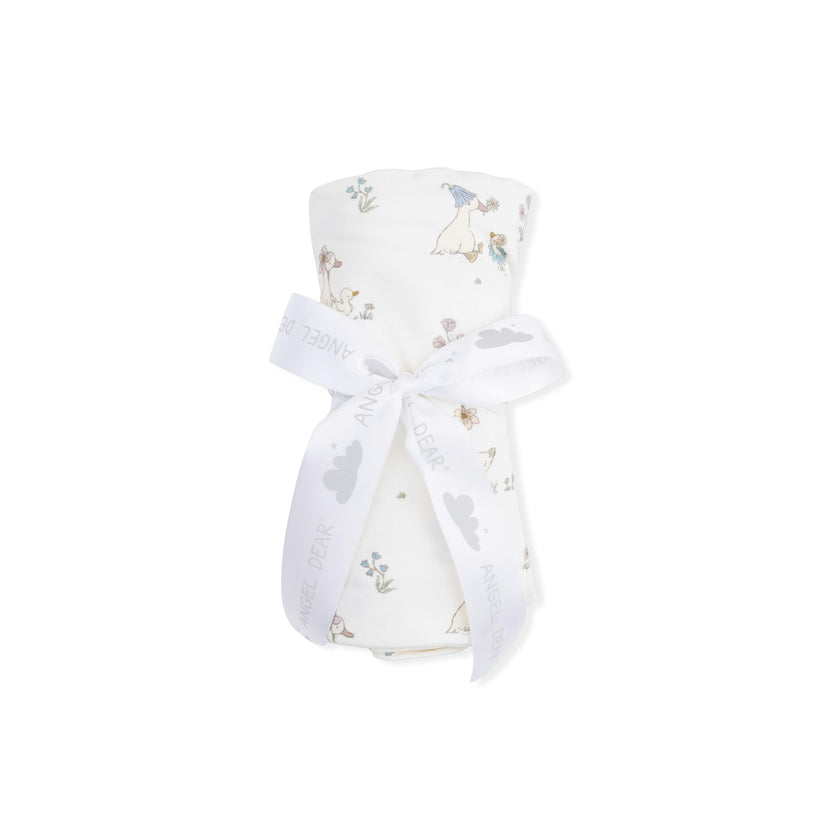 Flower Ducklings - Swaddle Blanket