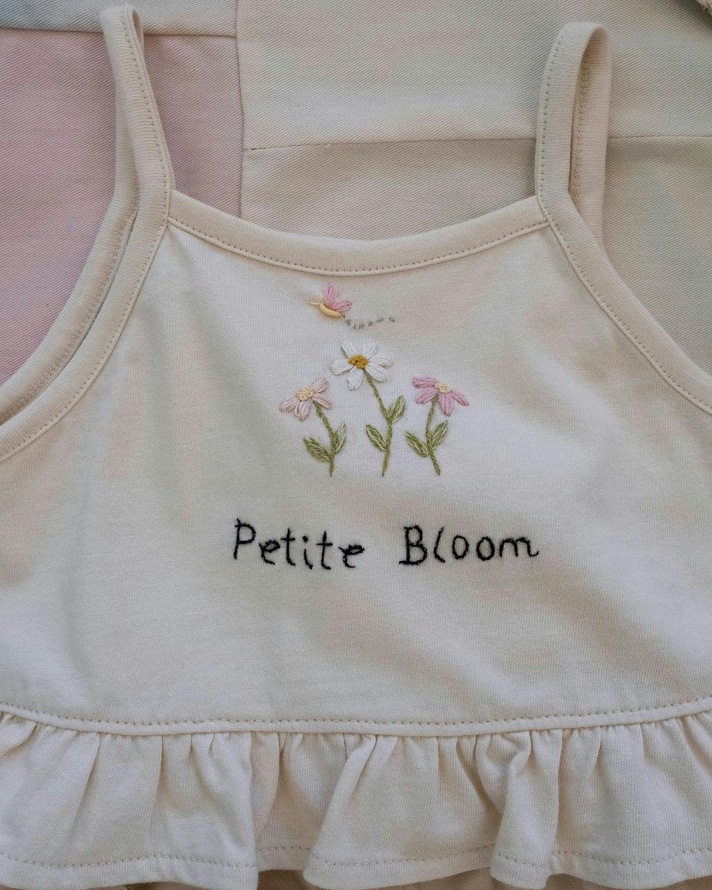 Wide-Leg Pant Set in Petite Bloom