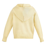 Yellow Hooded Puffer Jacket