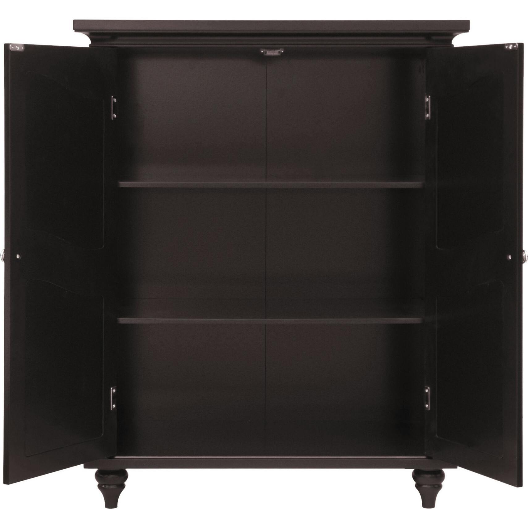 Versailles Wooden Floor Cabinet with 2 Shelves