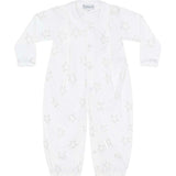 Grey Stars Print Converter Gown