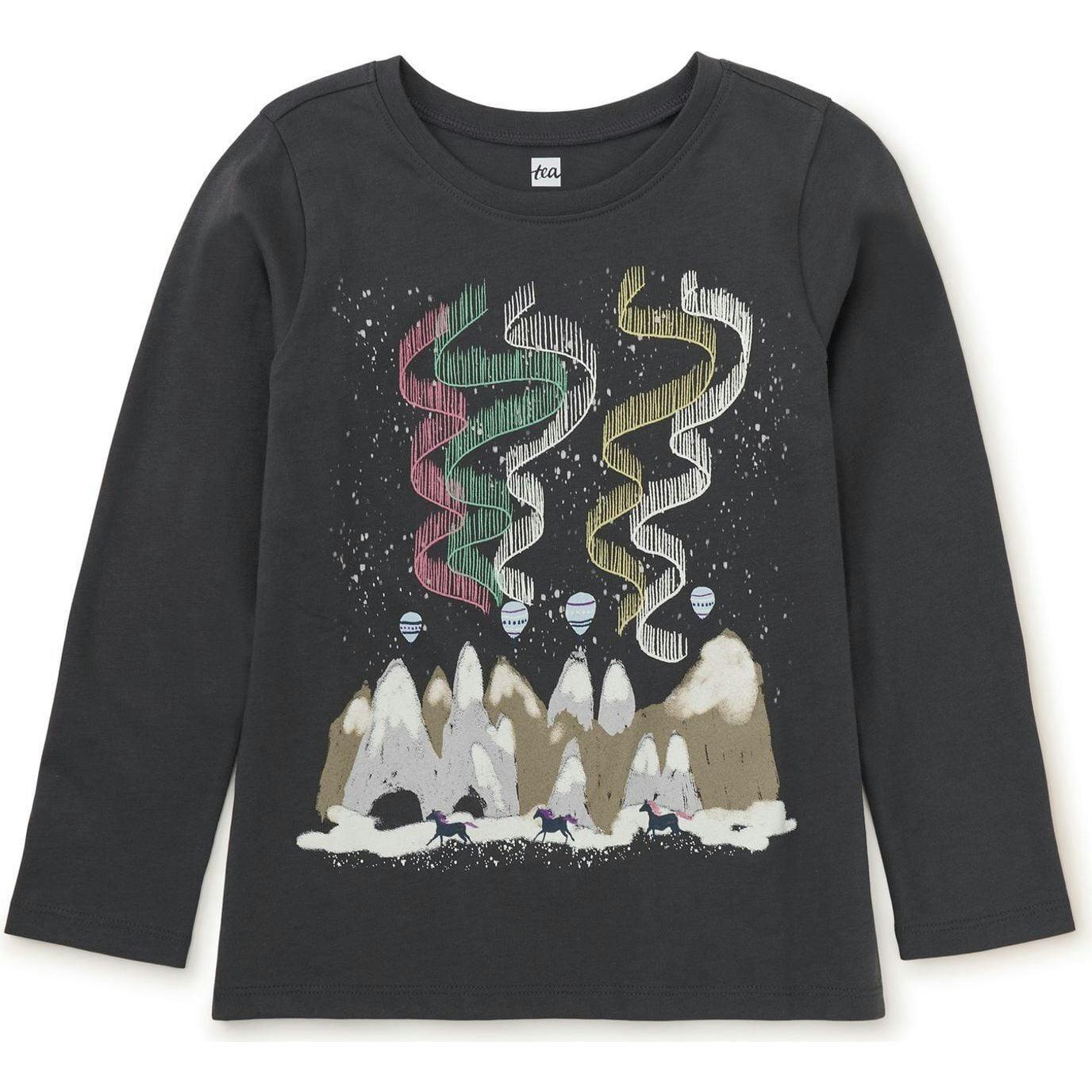 Cappadocia Glow Graphic Tee, Grey