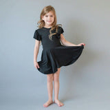 Cap Sleeve Twirl Dress