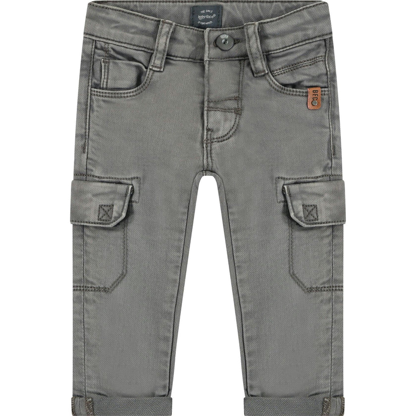 Cargo Style Pocket Jeans