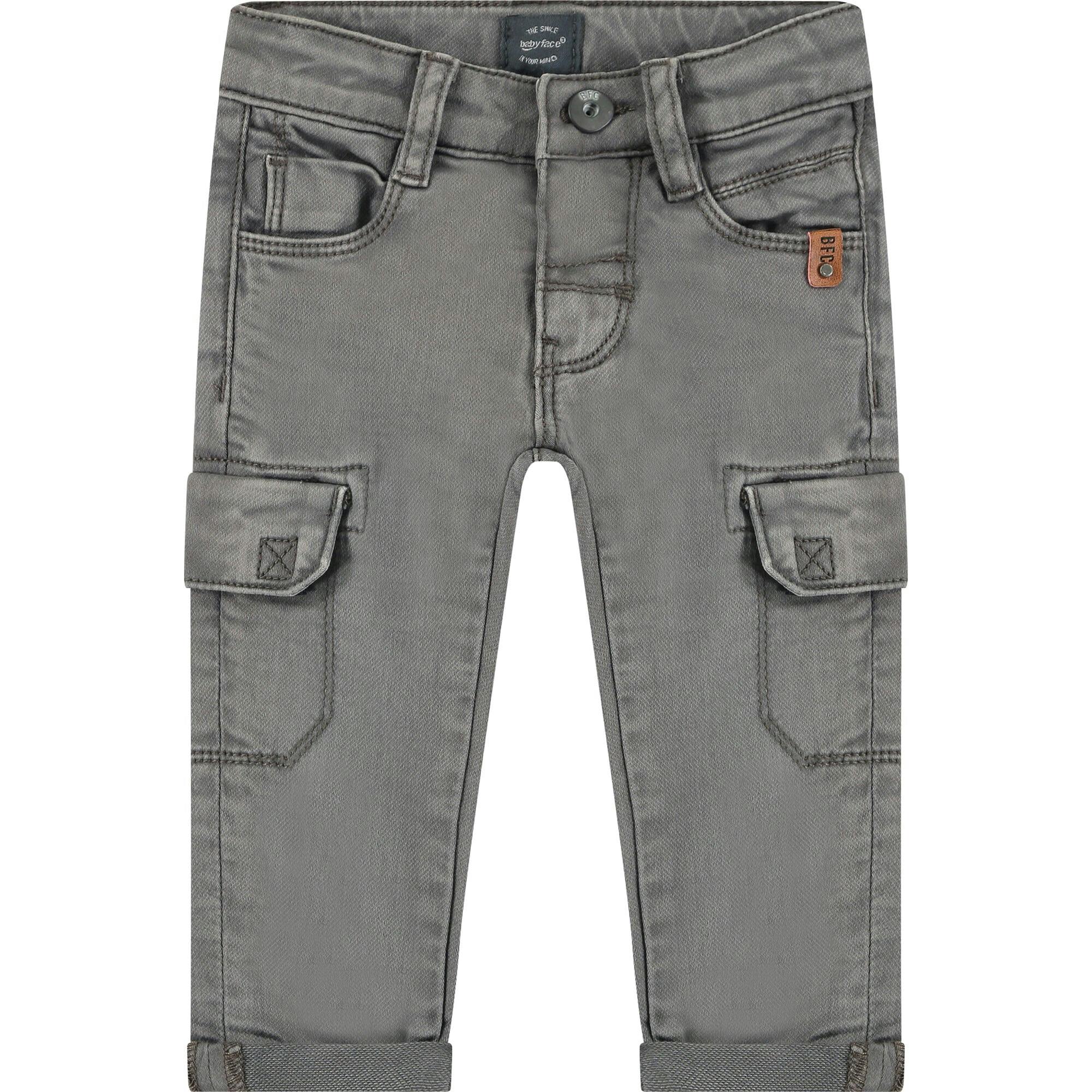 Cargo Style Pocket Jeans
