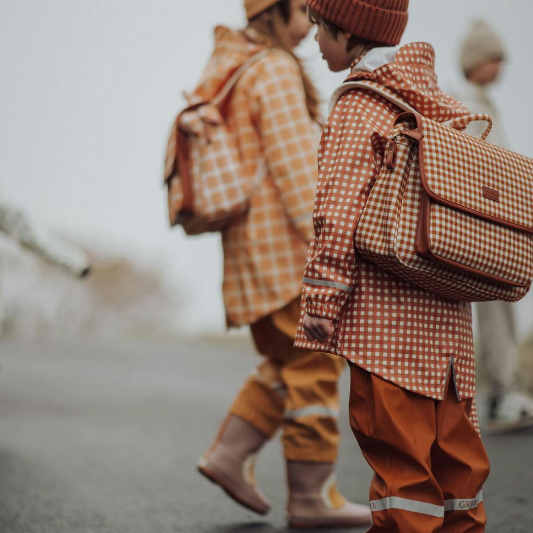 Fishtail Rain Jacket | Sienna Gingham