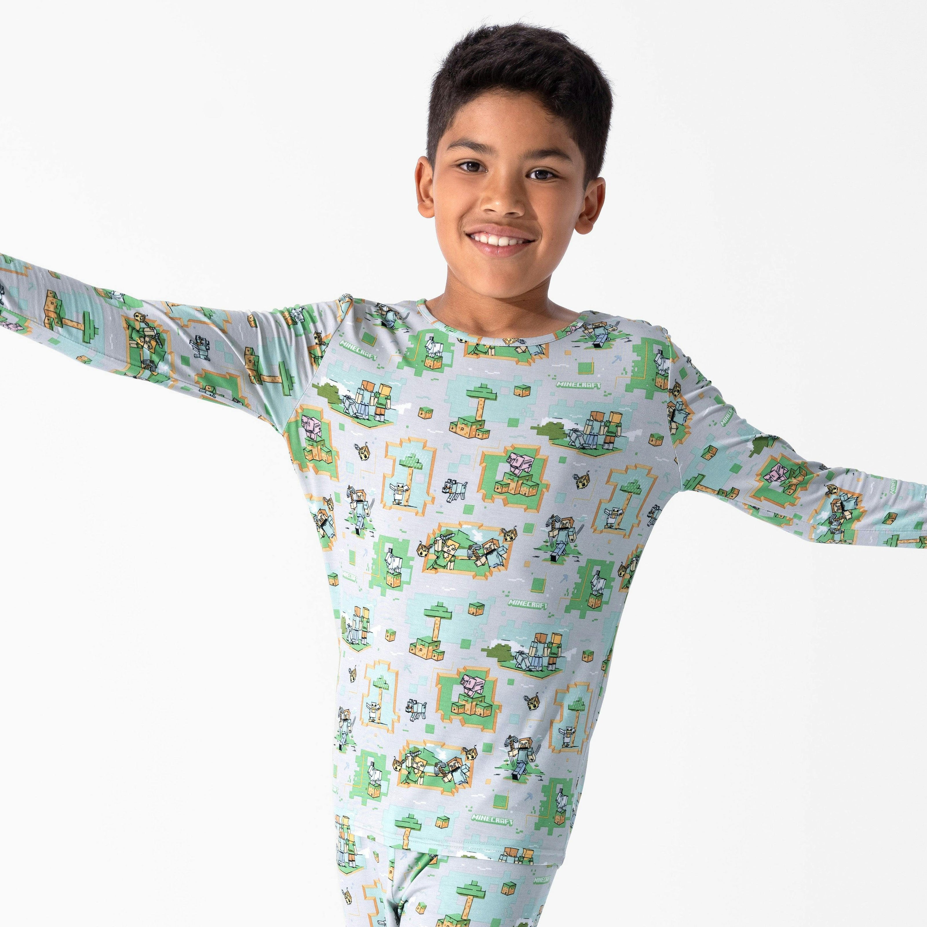 Minecraft Overworld Dreams Kids Pajamas