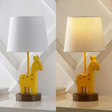 Sahara 17.5" Mid-Century Vintage Iron/Resin LED Kids' Table Lamp with Phone Stand and USB Charging Port