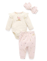 3 Piece Gift Set Sweet Pea Print