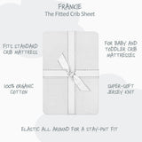FRANKIE Fitted Crib Sheet