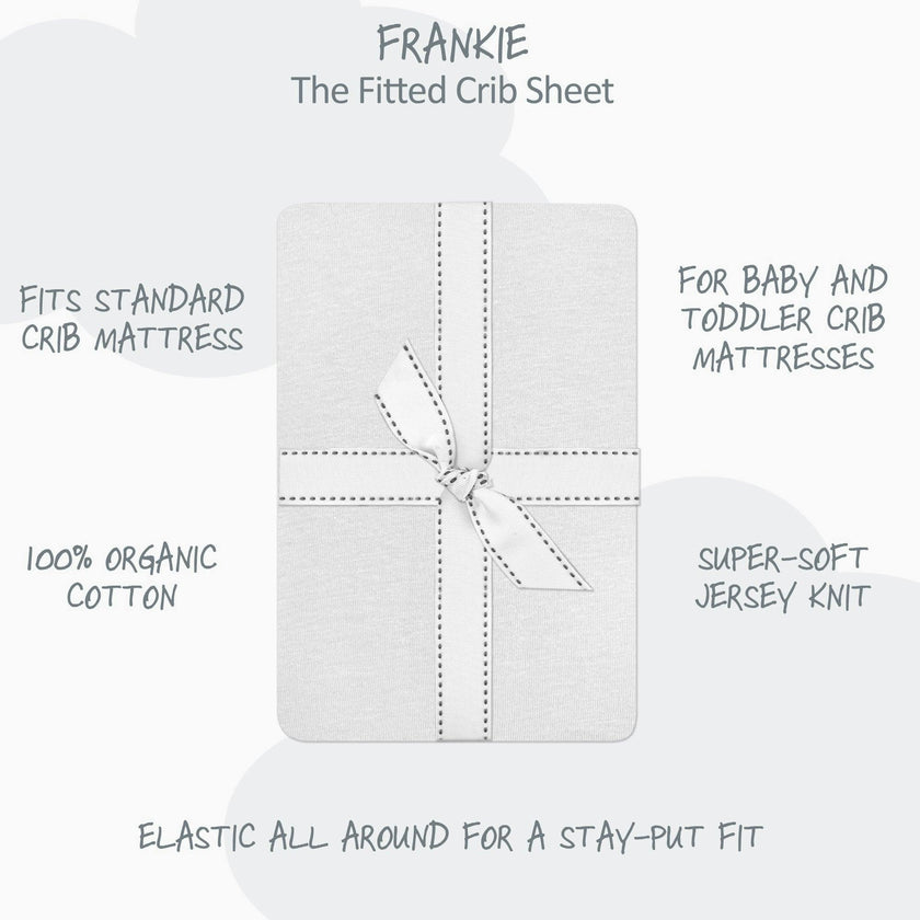 FRANKIE Fitted Crib Sheet