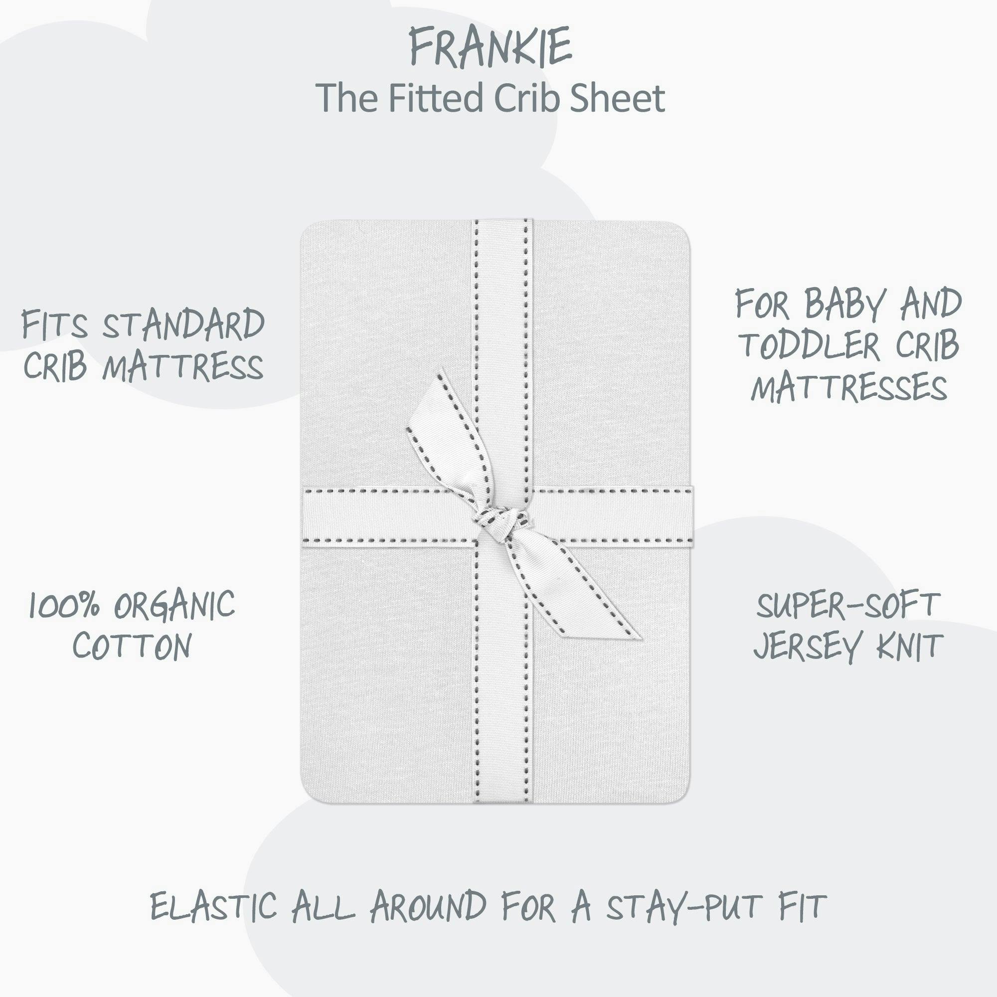 FRANKIE Fitted Crib Sheet
