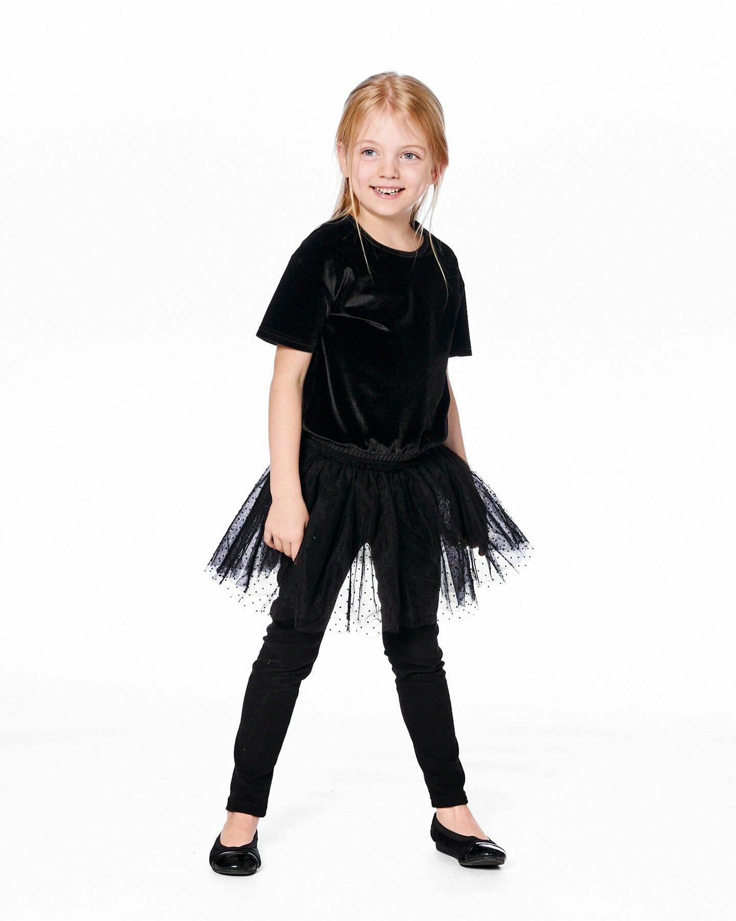 Leggings with Tulle Skirt