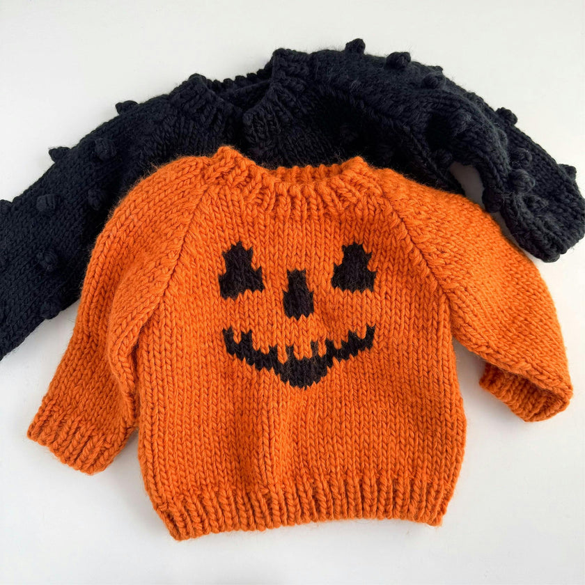 Jack-O-Lantern Sweater - Orange
