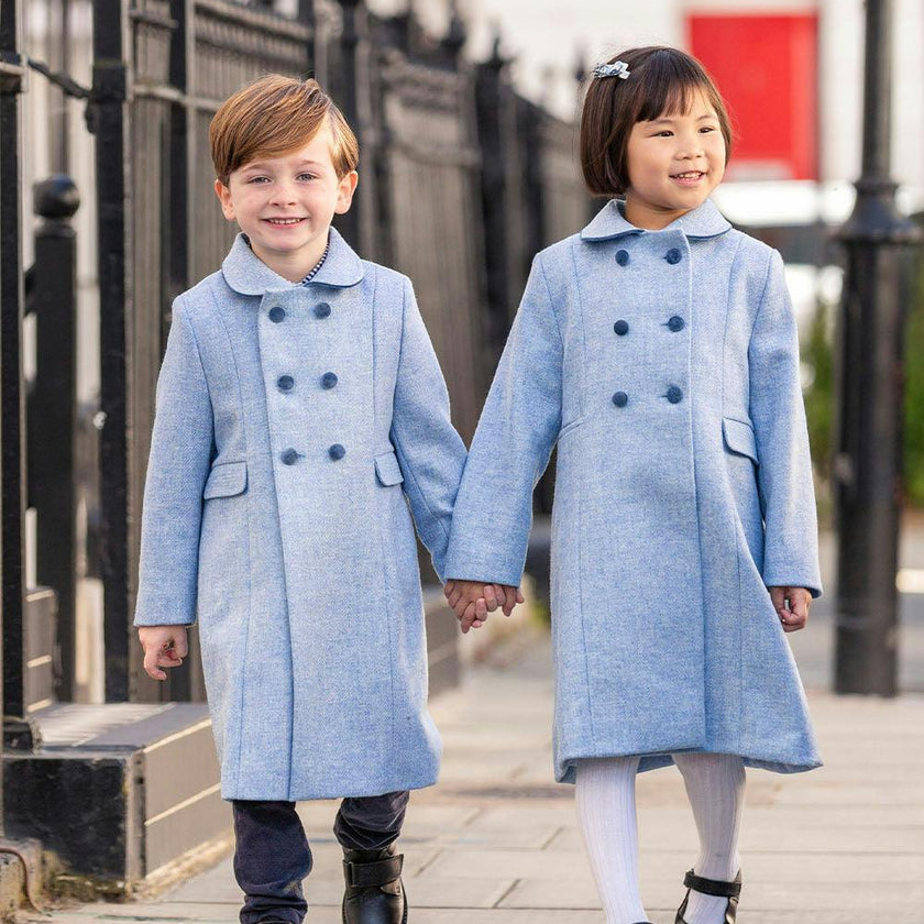 Classic Coat in Pale Blue