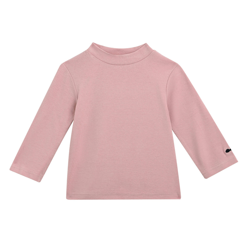 Pink Knit Long Sleeve Tee