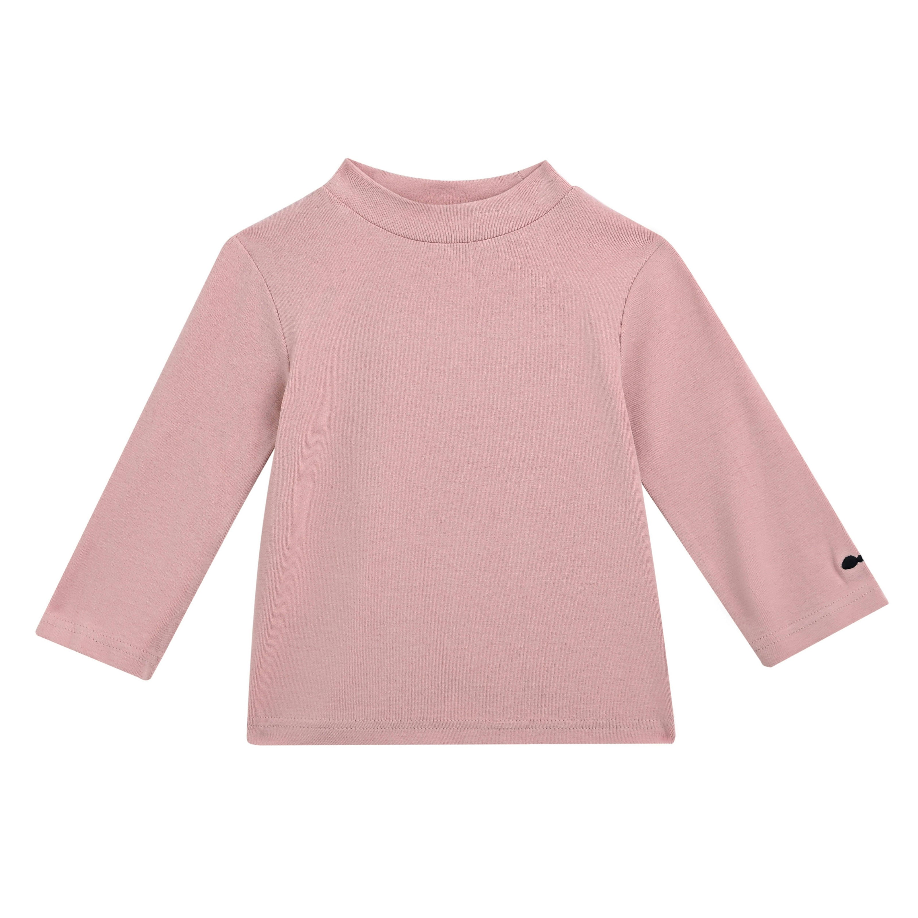 Pink Knit Long Sleeve Tee
