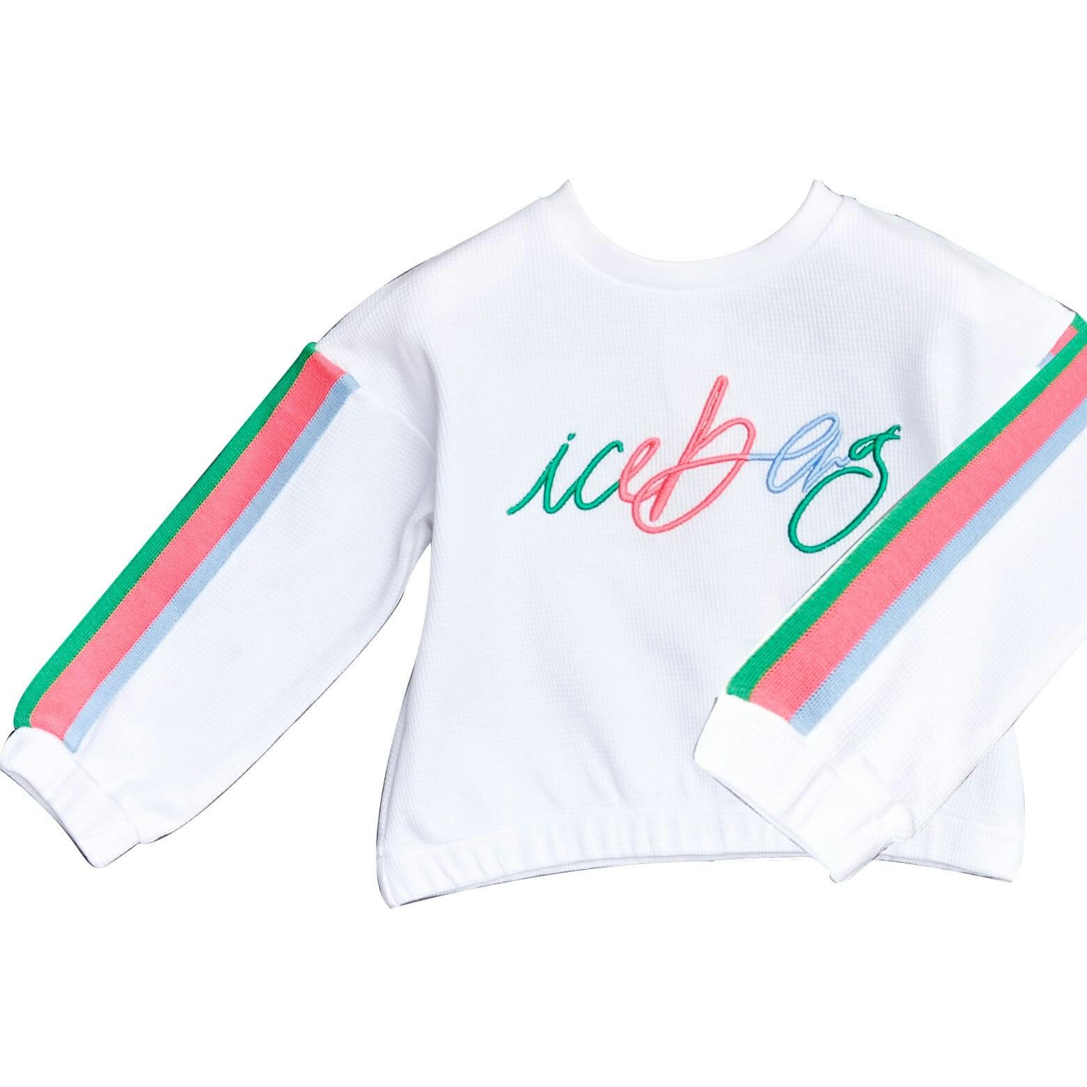 ICEBERG Pastel Vibes Side Stripe Sweatshirt