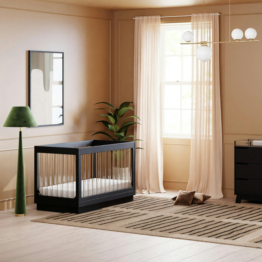 Harlow Acrylic 3-In-1 Convertible Crib & Toddler Bed Conversion Kit