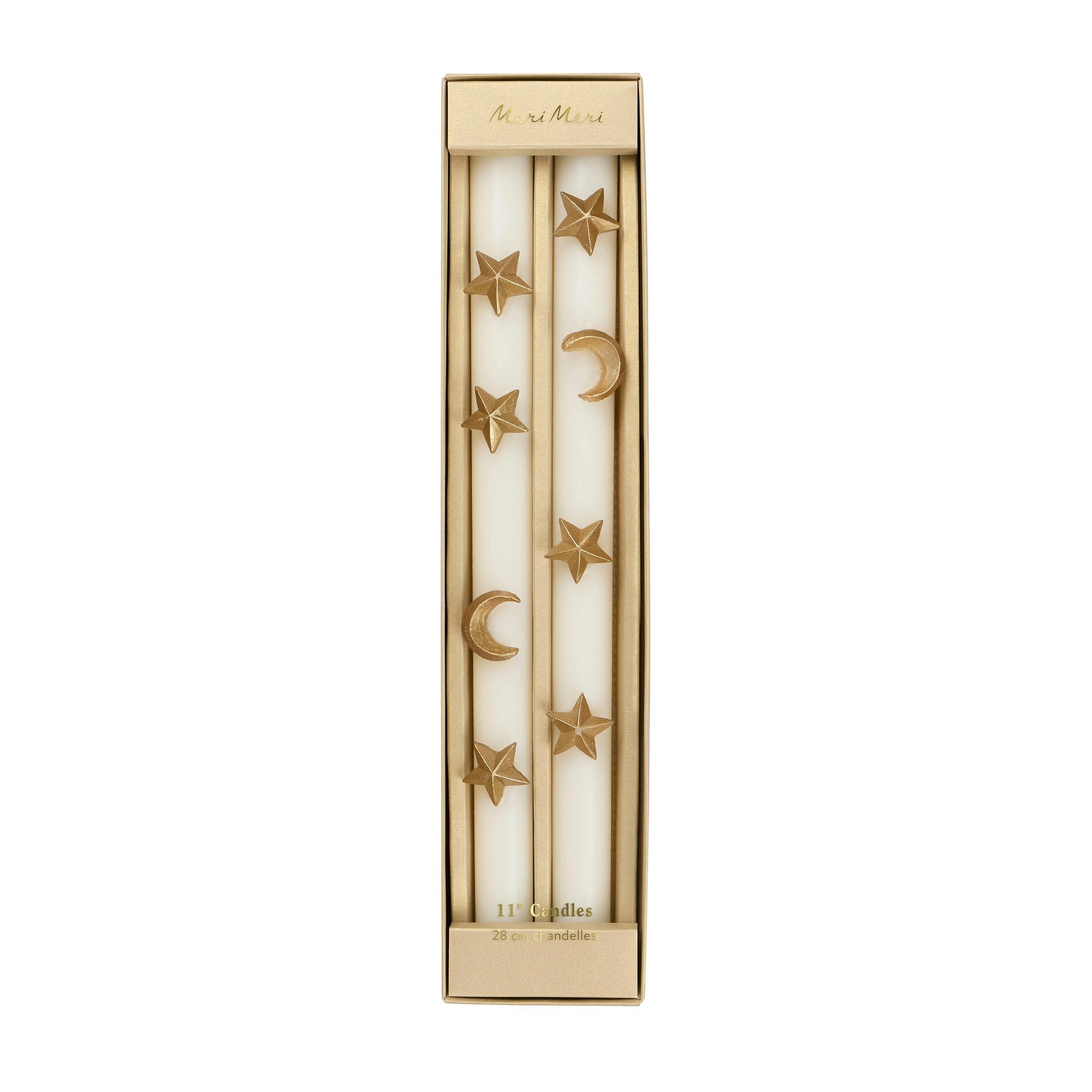 Ivory Celestial Table Candles