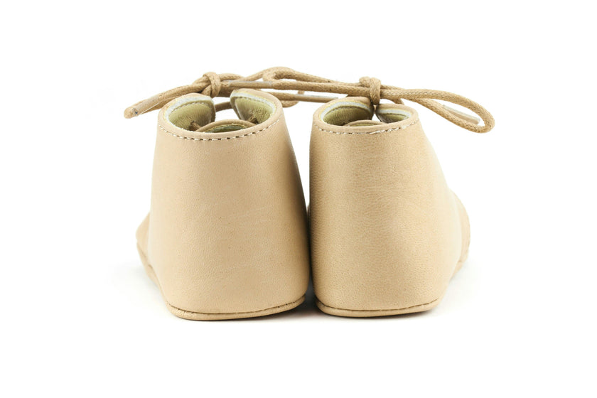 Little Royals Leather Booties Gaby - Beige