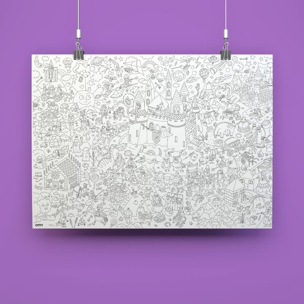 Magic - Giant Coloring Poster