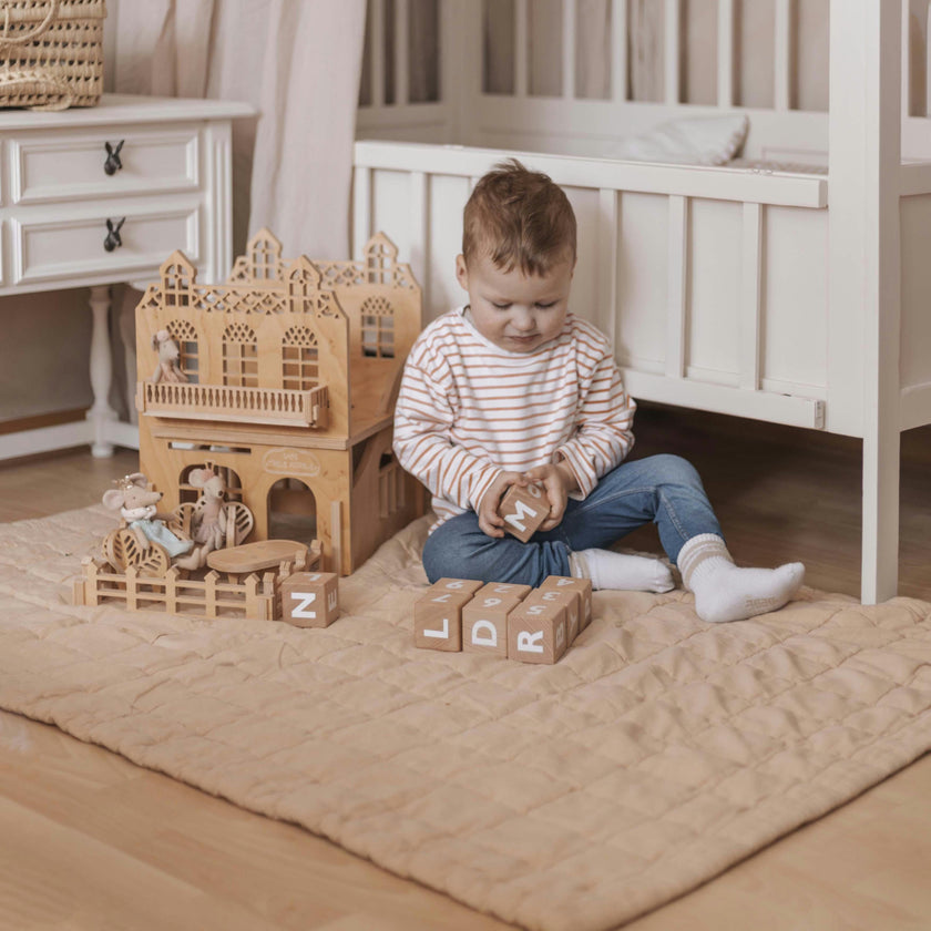 Anna Quilt Rectangular Baby Relax Mat