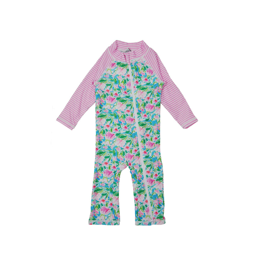 UPF 50+ Long Surf Swimsuit - Two Way Zipper